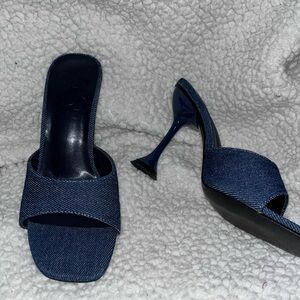 Elegant Navy Blue Women's Heels